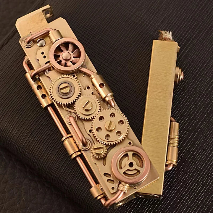 Collectible Steampunk Lighter Gold
