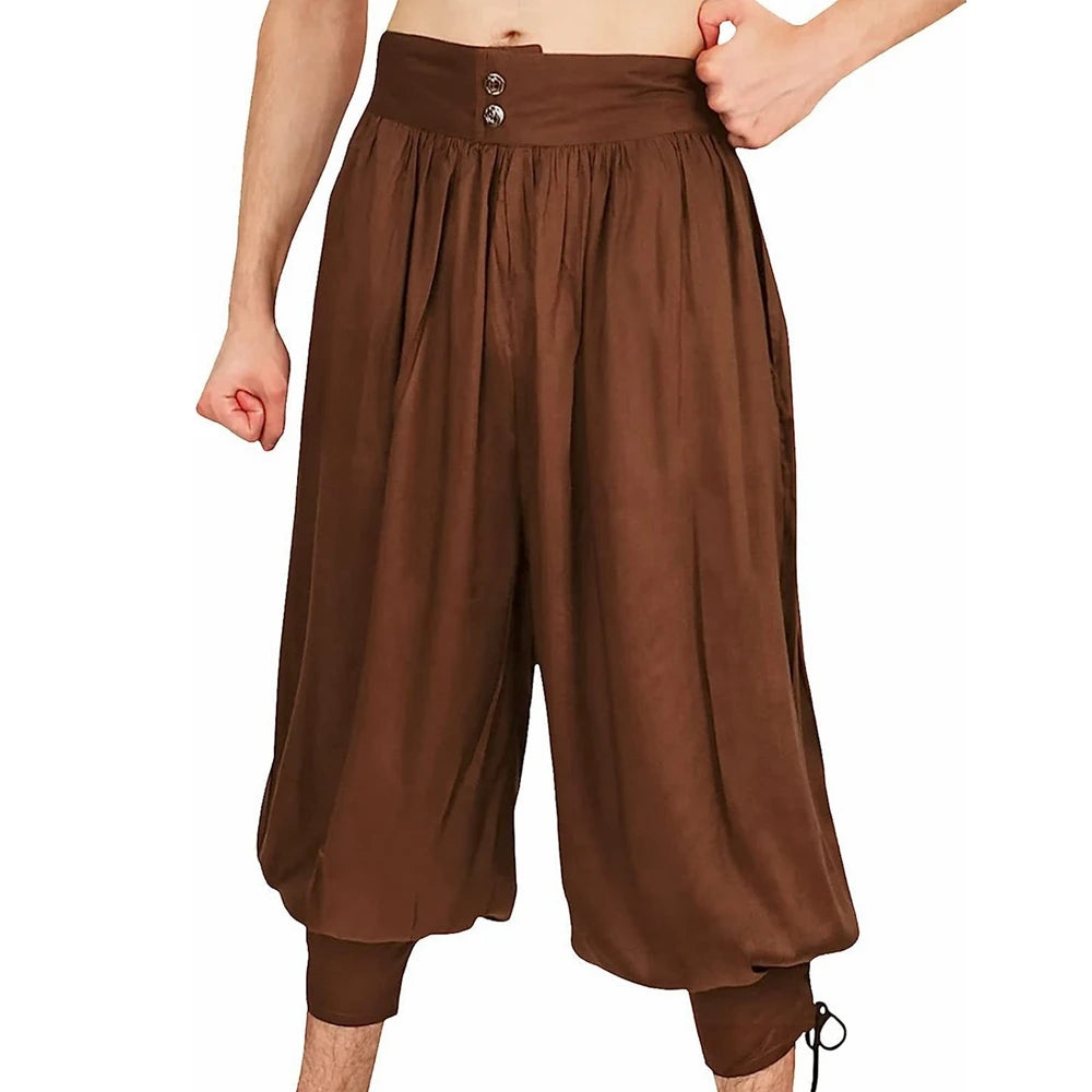 Comfortable Medieval Pirate Steampunk Pants vintage