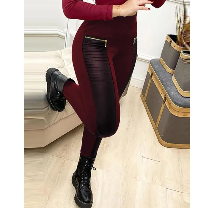 Comfortable Steampunk Skinny Pants elegant