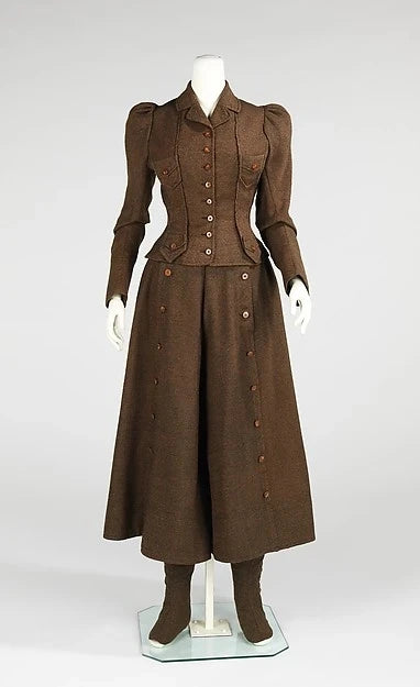 Complete Women’s Steampunk Costume Brown