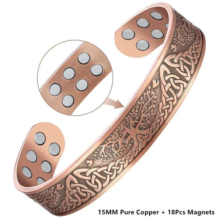 Copper-Colored Steampunk Magnetic Bracelet stylish