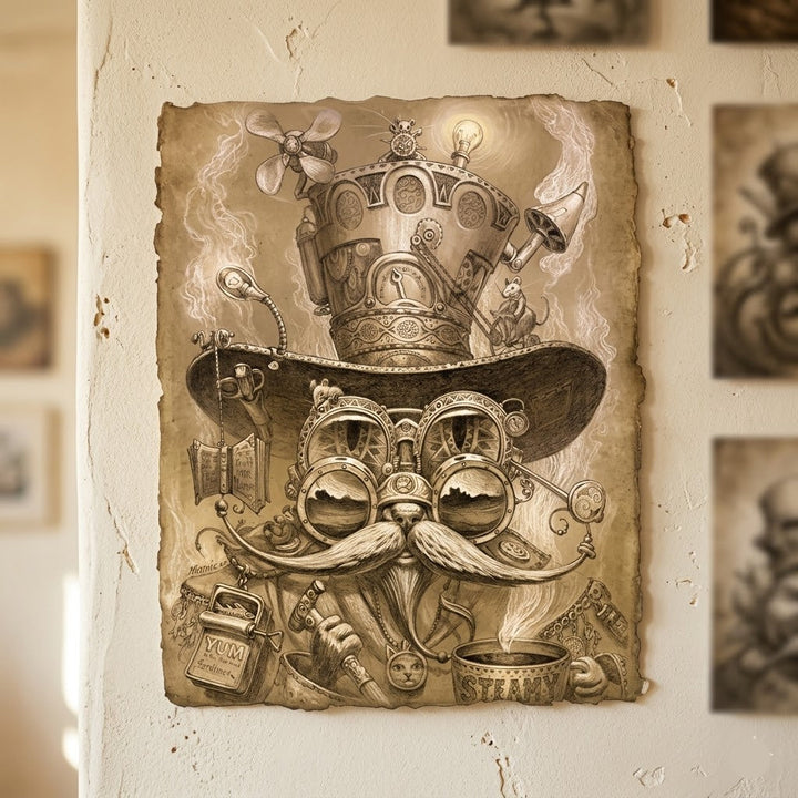 Creative Steampunk Animal Wall Art fashion