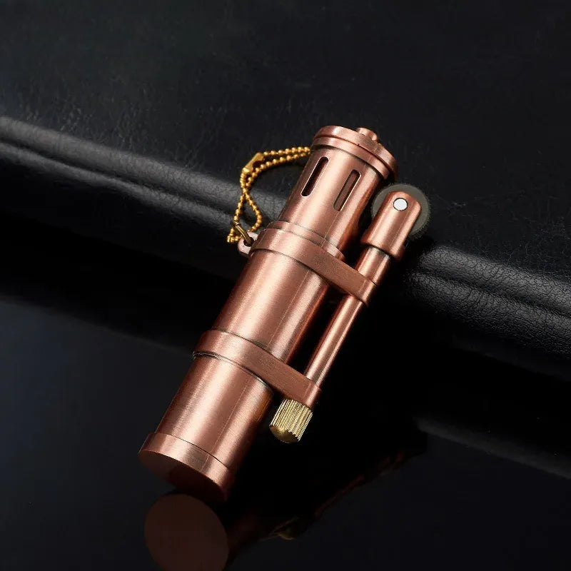 Creative Steampunk Flint Lighter Pink
