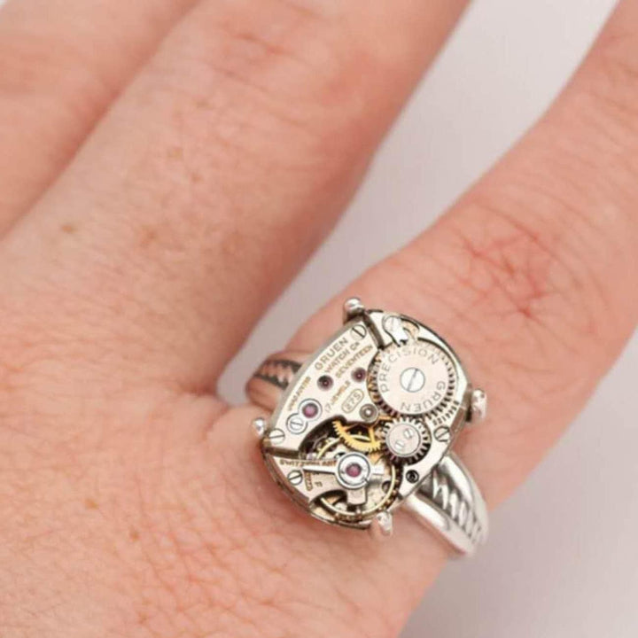 Creative Steampunk Gear Ring elegant