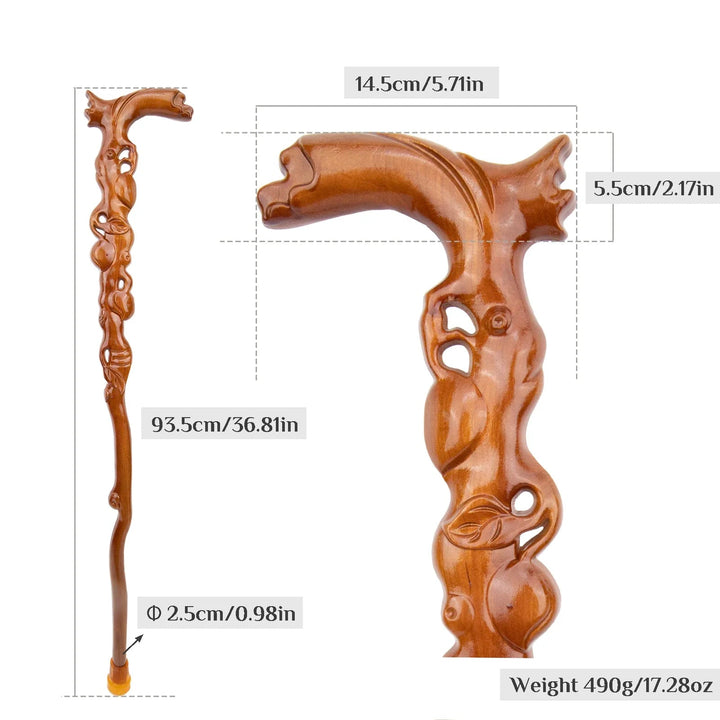 Creative Steampunk Wooden Cane fashion