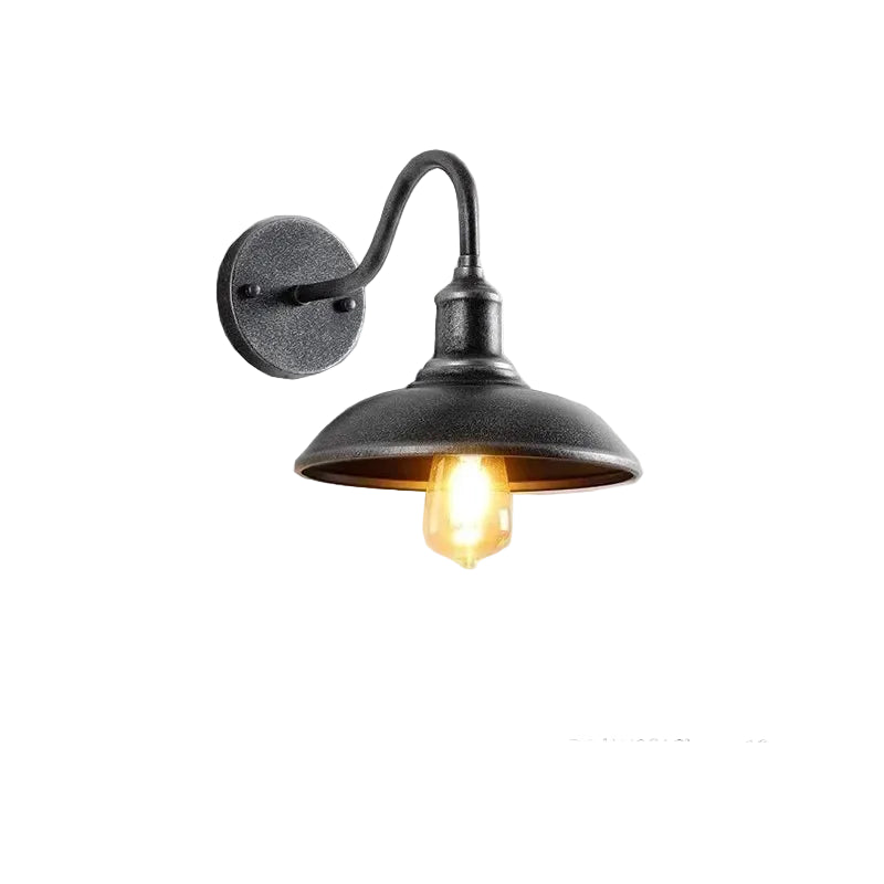 Decorative Retro Steampunk Wall Lamp Silver