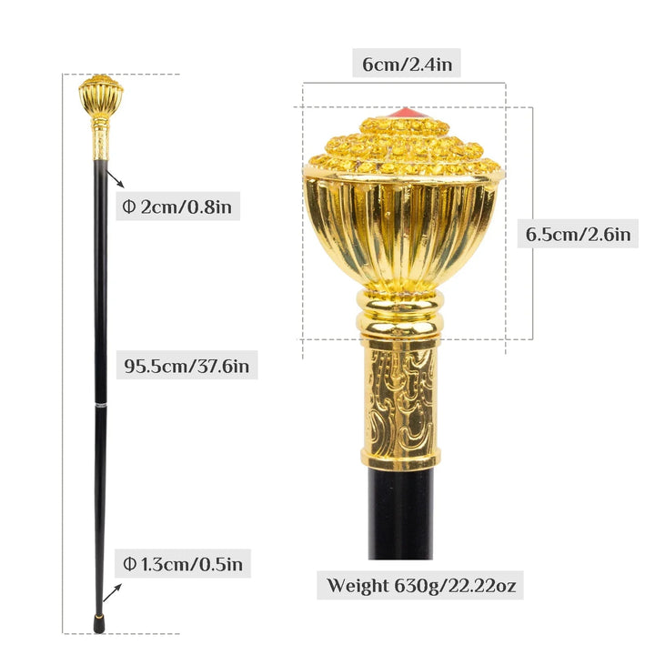 Diamond Steampunk Cane fashionable