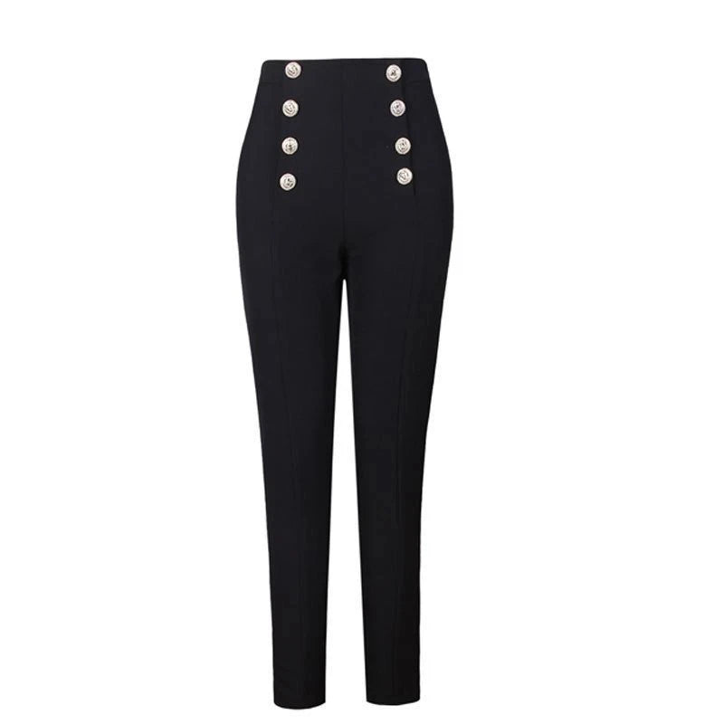 Double-Breasted Fitted Steampunk Pants Design