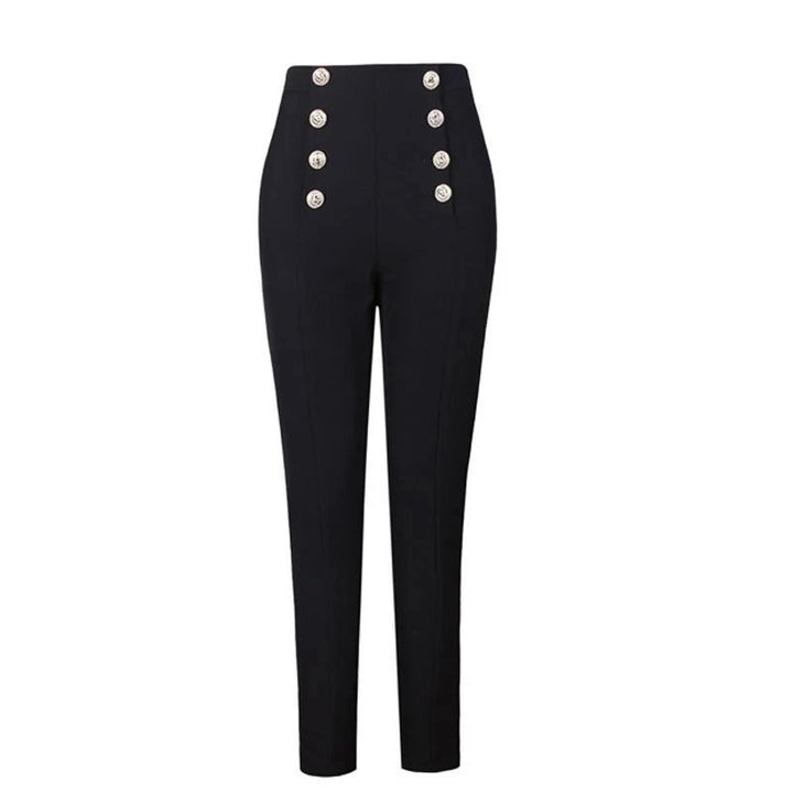 Double-Breasted Fitted Steampunk Pants Design