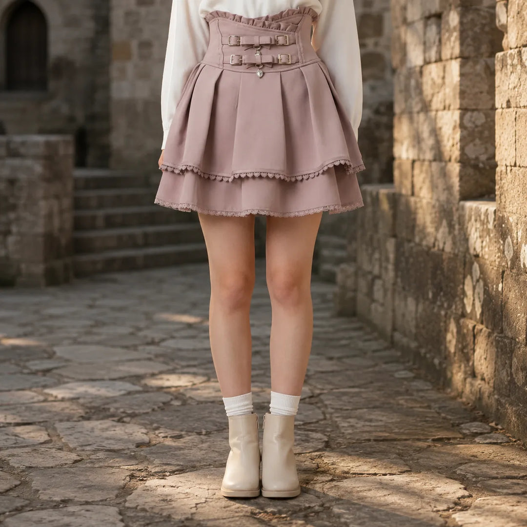 Double-layered Steampunk Lolita Skirt