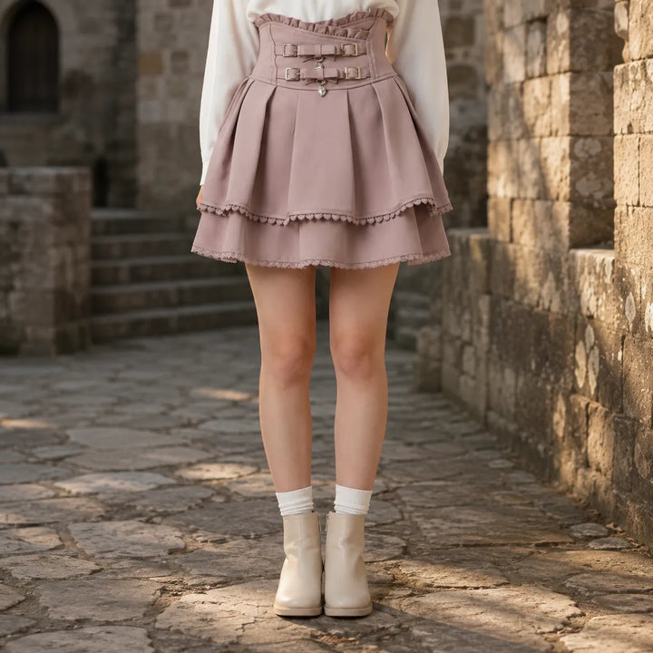 Double-layered Steampunk Lolita Skirt
