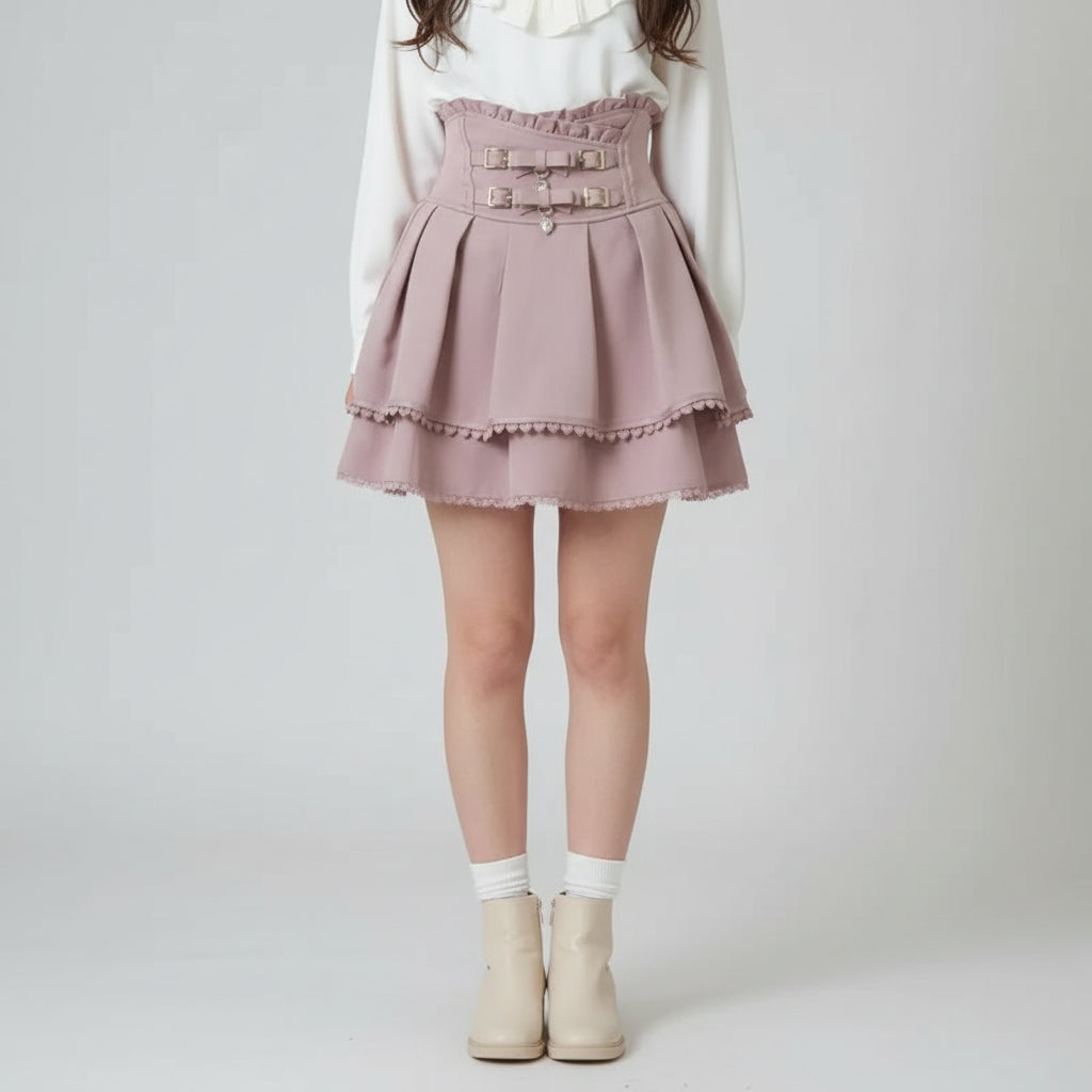 Double-layered Steampunk Lolita Skirt