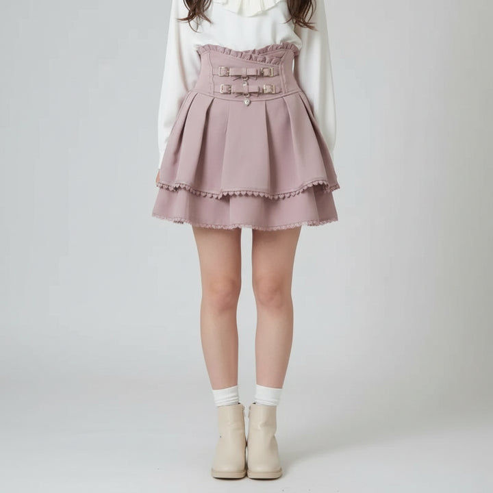 Double-layered Steampunk Lolita Skirt