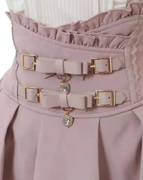 Double-layered Steampunk Lolita Skirt elegant