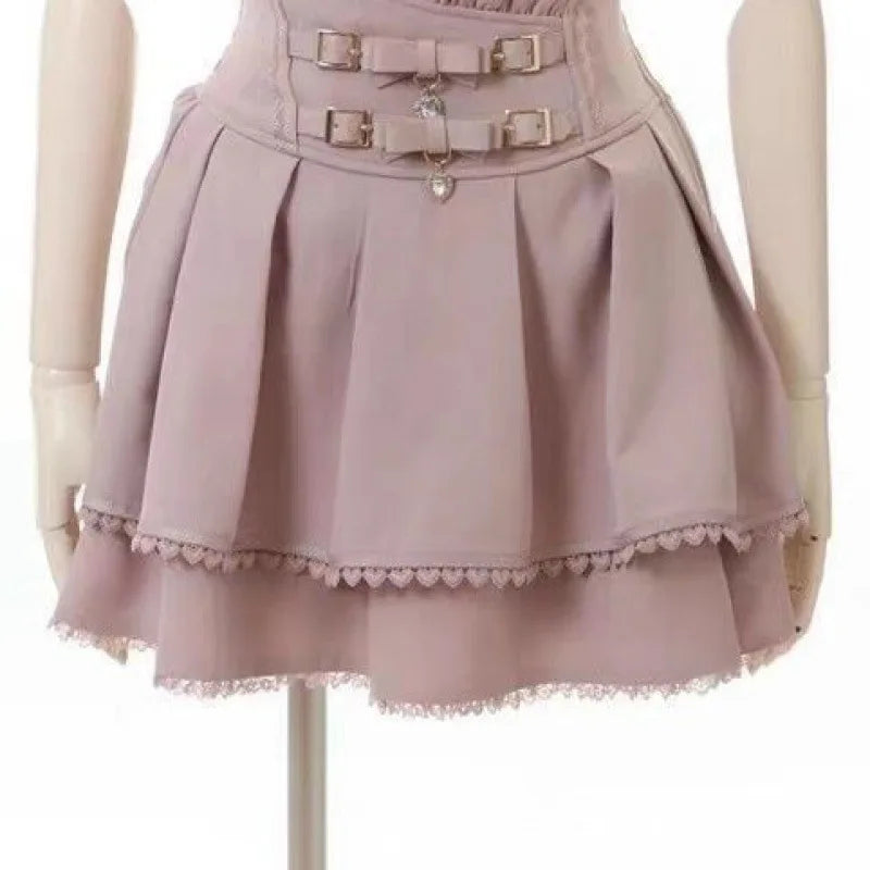 Double-layered Steampunk Lolita Skirt romantic