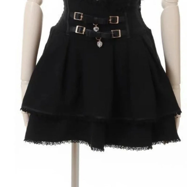 Double-layered Steampunk Lolita Skirt stylish
