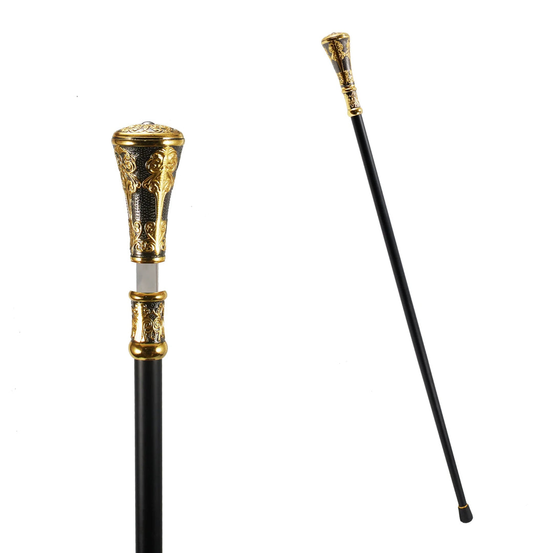 Elegant Black And Gold Steampunk Cane chic