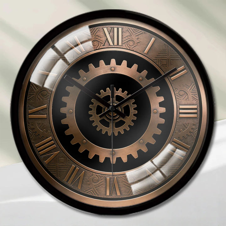 Elegant Brown Steampunk Clock