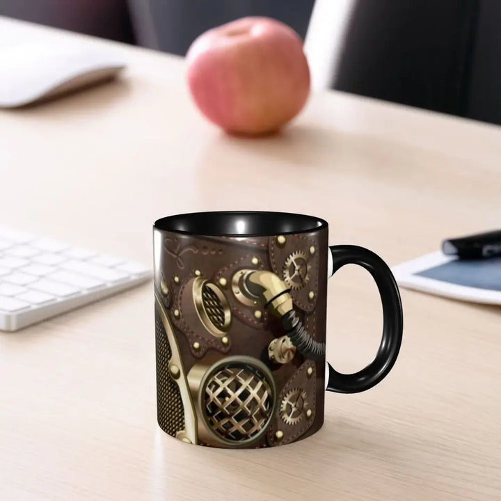 Elegant Brown Steampunk Mug