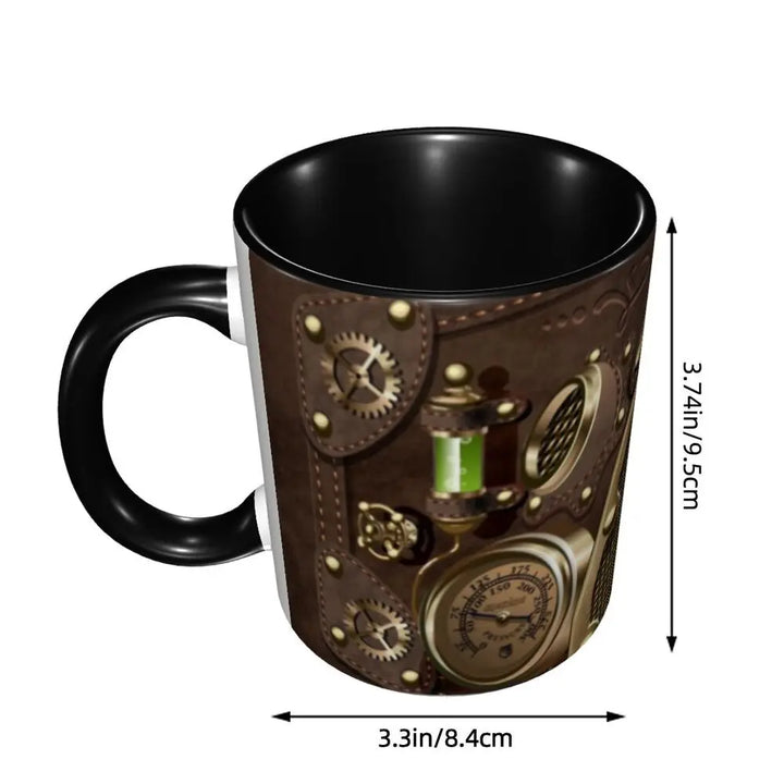 Elegant Brown Steampunk Mug durable