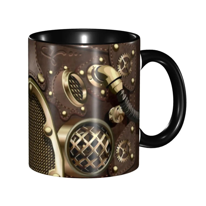 Elegant Brown Steampunk Mug fashion