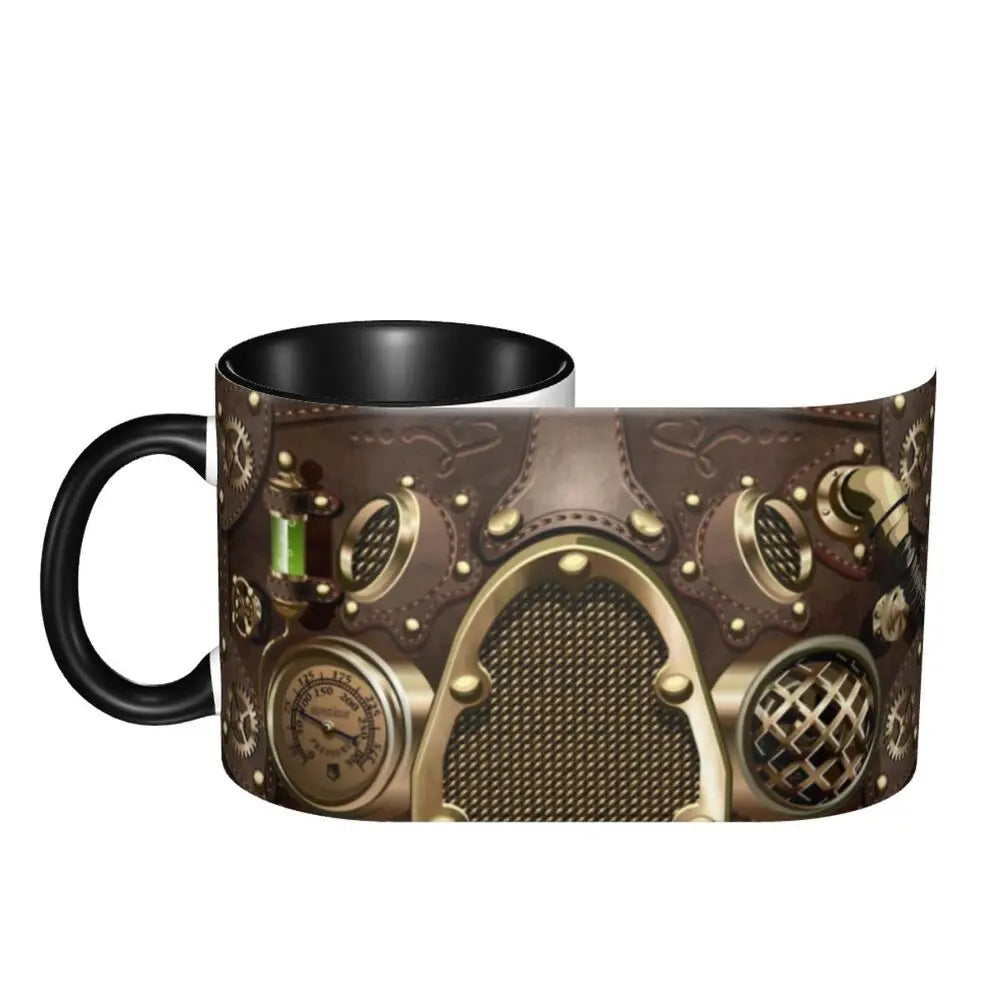 Elegant Brown Steampunk Mug unique