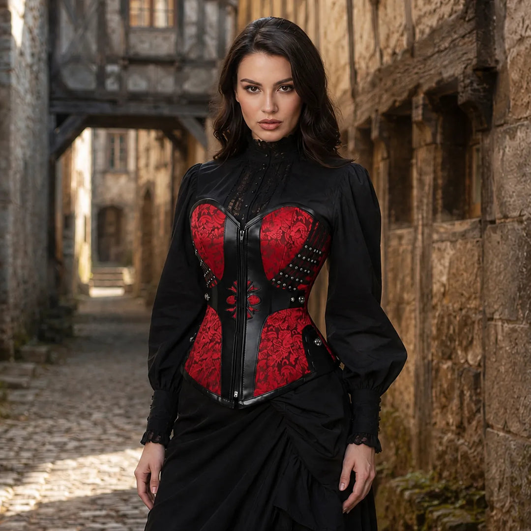 Elegant Steampunk Bustier Corset