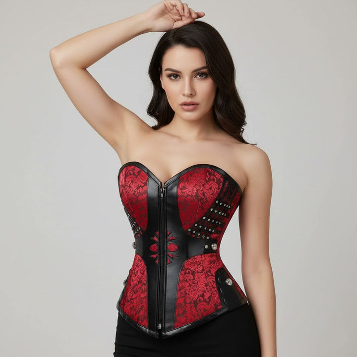 Elegant Steampunk Bustier Corset refined