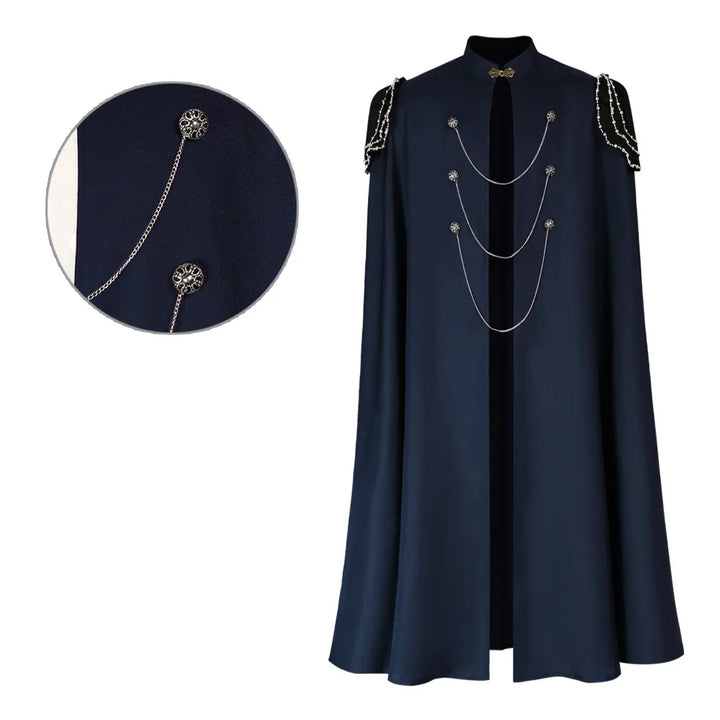 Elegant Steampunk Cape blue