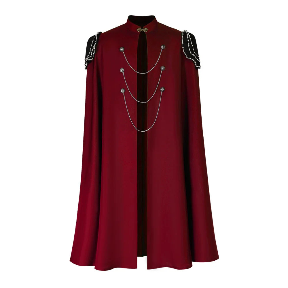 Elegant Steampunk Cape red