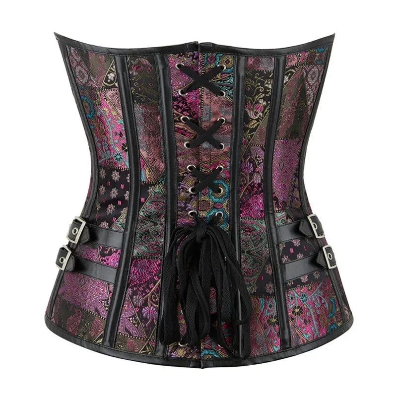 Elegant Steampunk Corset Back