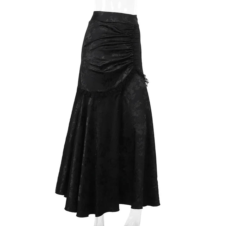 Elegant Steampunk Maxi Skirt timeless