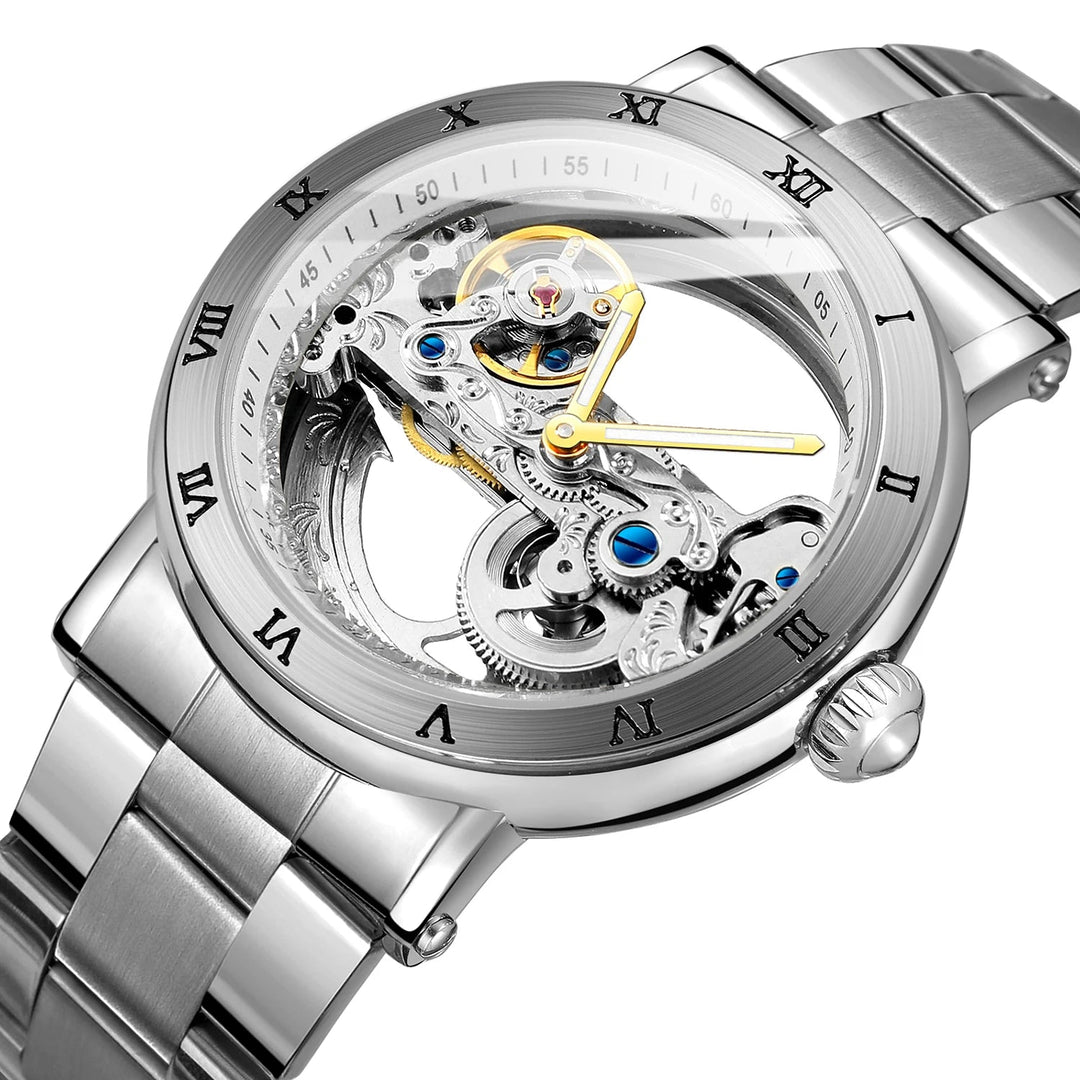 Elegant Steampunk Metal Wristwatch refined