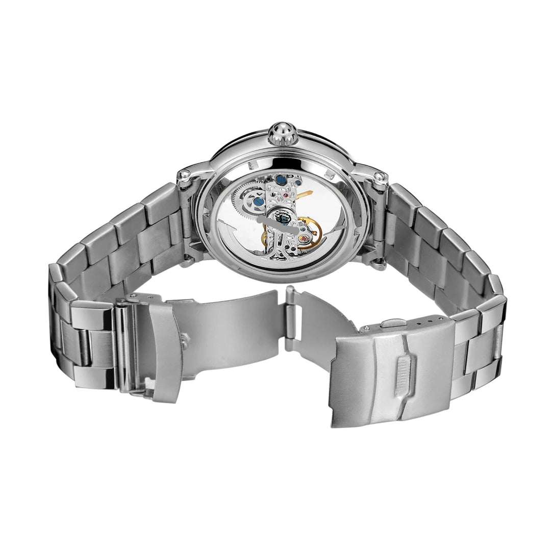 Elegant Steampunk Metal Wristwatch sleek