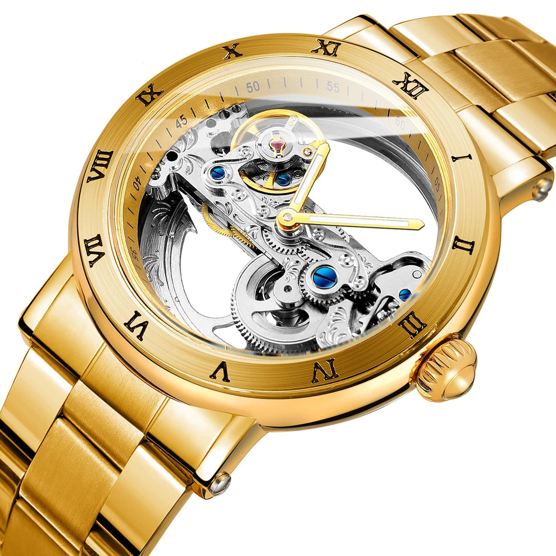 Elegant Steampunk Metal Wristwatch stylish