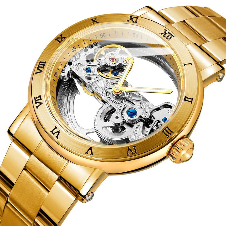 Elegant Steampunk Metal Wristwatch stylish