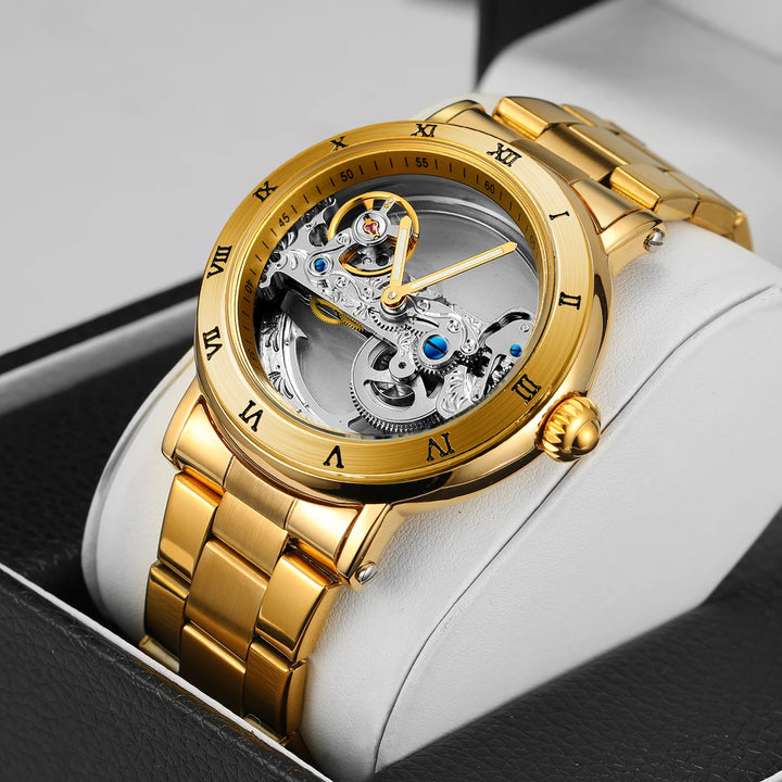 Elegant Steampunk Metal Wristwatch timeless