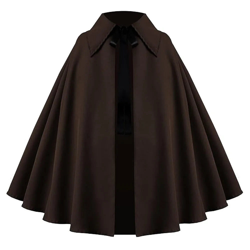Elegant Steampunk Renaissance Cape brown