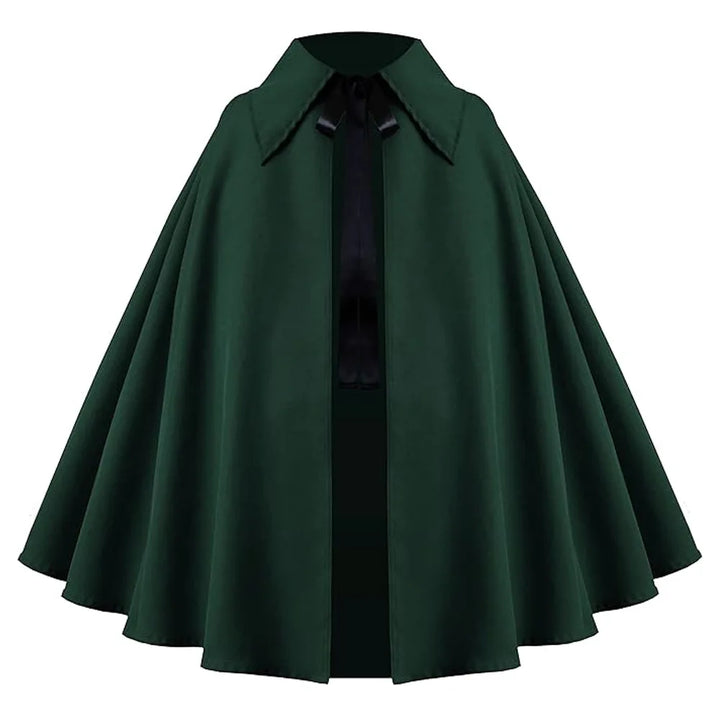 Elegant Steampunk Renaissance Cape green