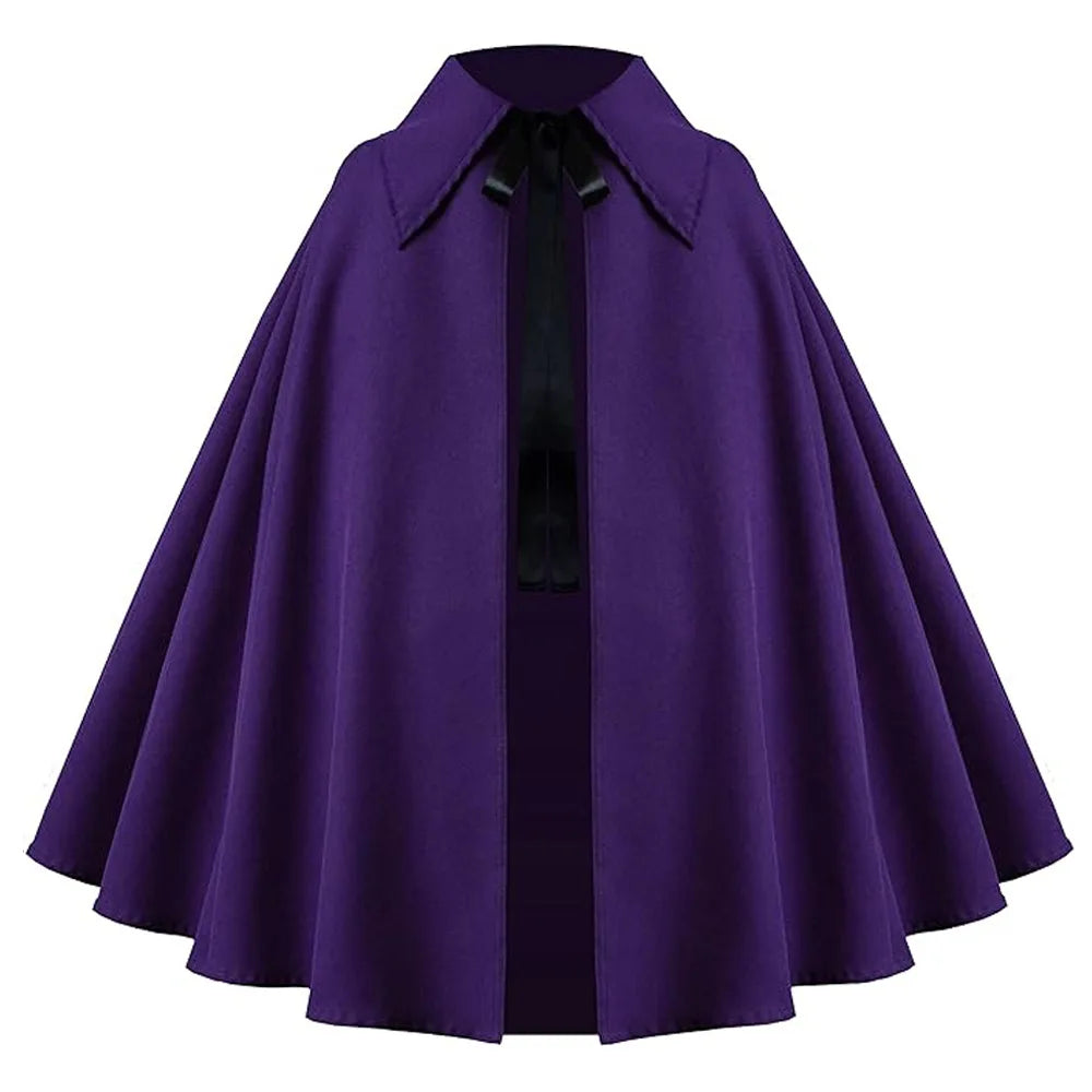 Elegant Steampunk Renaissance Cape purple