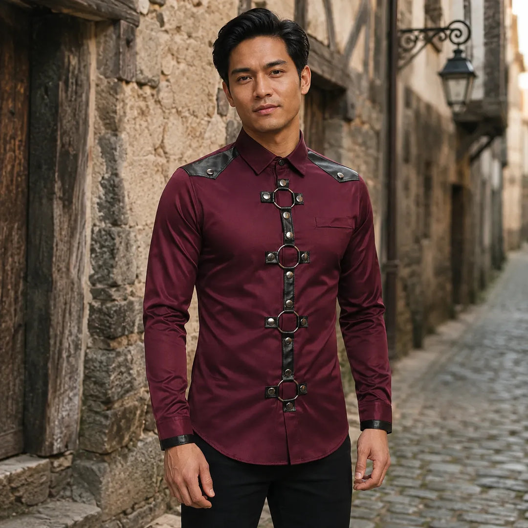Fitted Gothic Steampunk Shirt