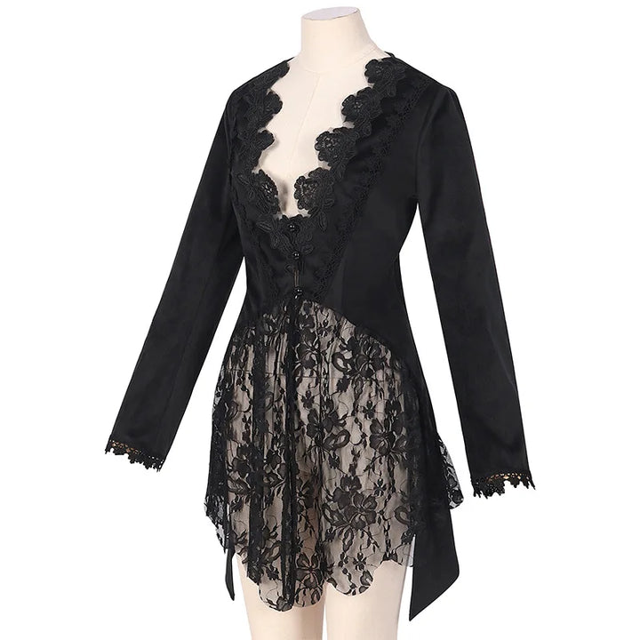 Floral Steampunk Jacket Stylish