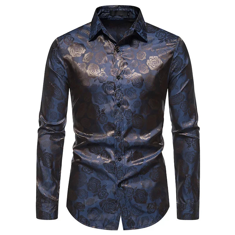 Floral Steampunk Shirt – elegant design