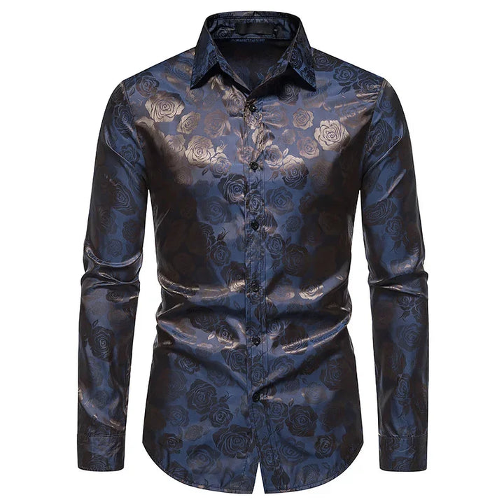 Floral Steampunk Shirt – elegant design