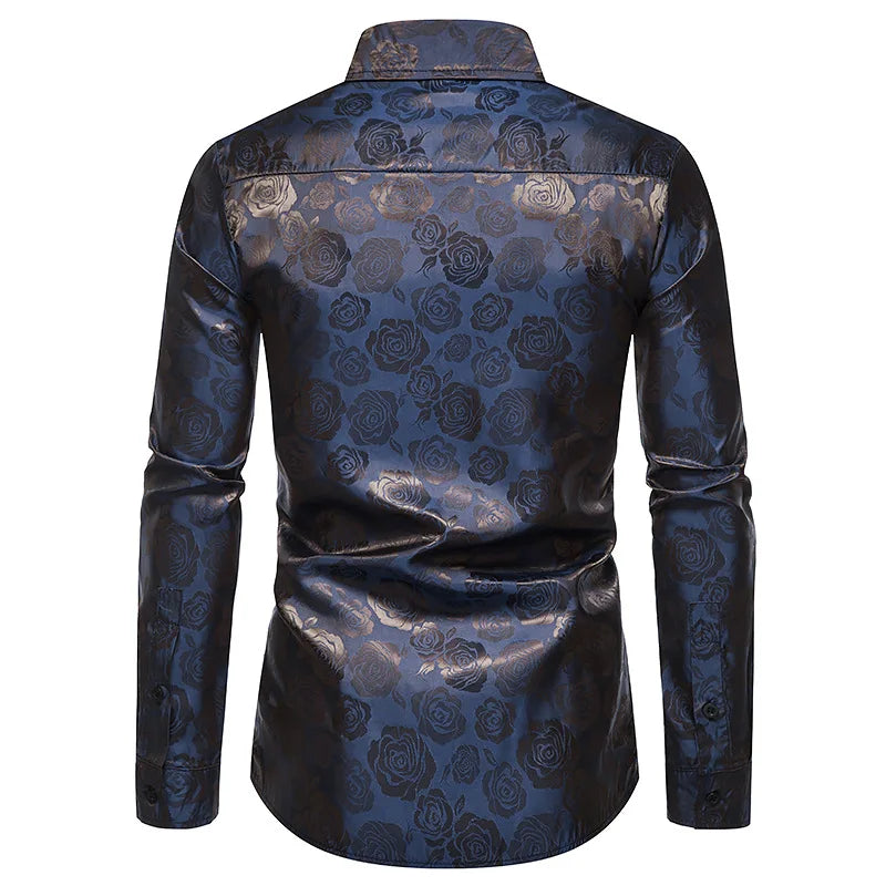Floral Steampunk Shirt – ornate details