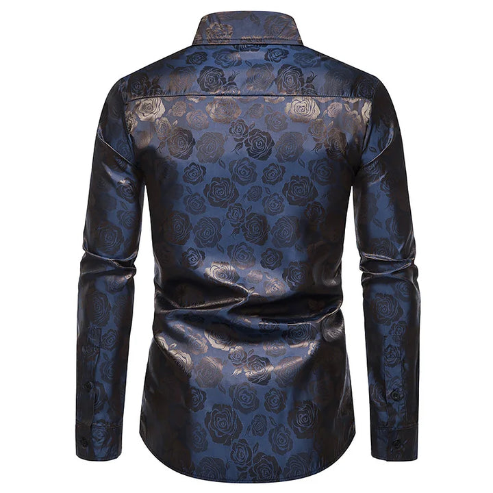 Floral Steampunk Shirt – ornate details