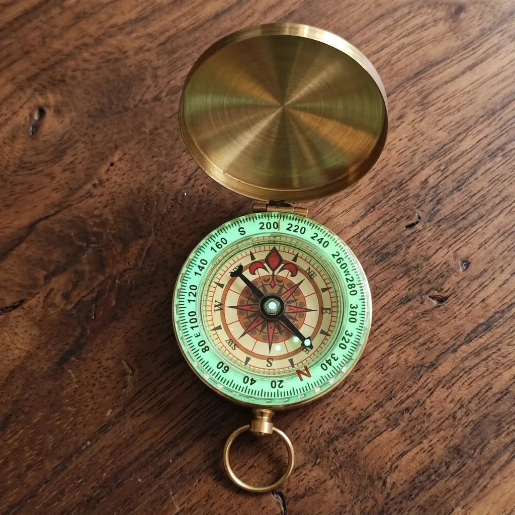 Fluorescent Steampunk Compass