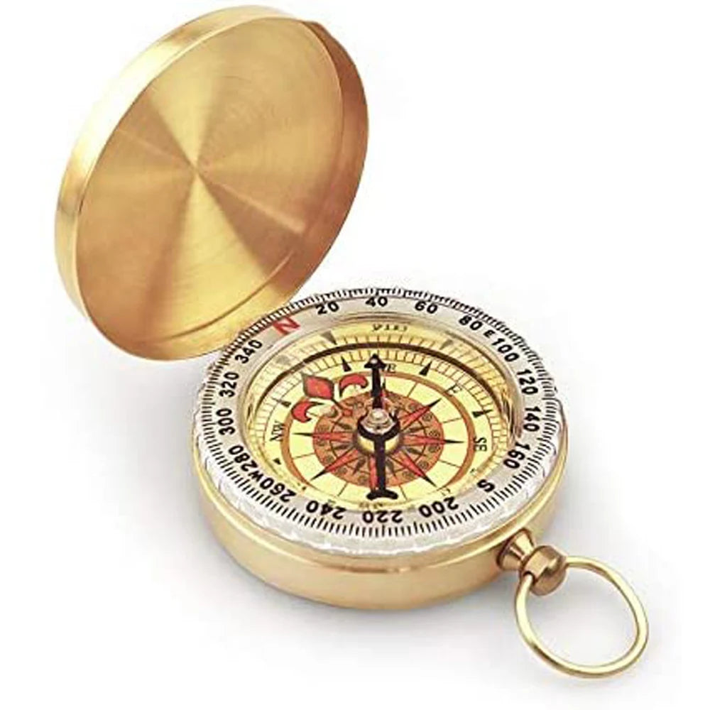 Fluorescent Steampunk Compass Design