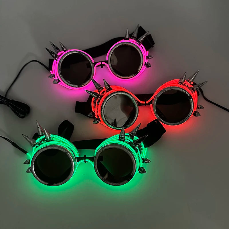 Fluorescent Steampunk Goggles