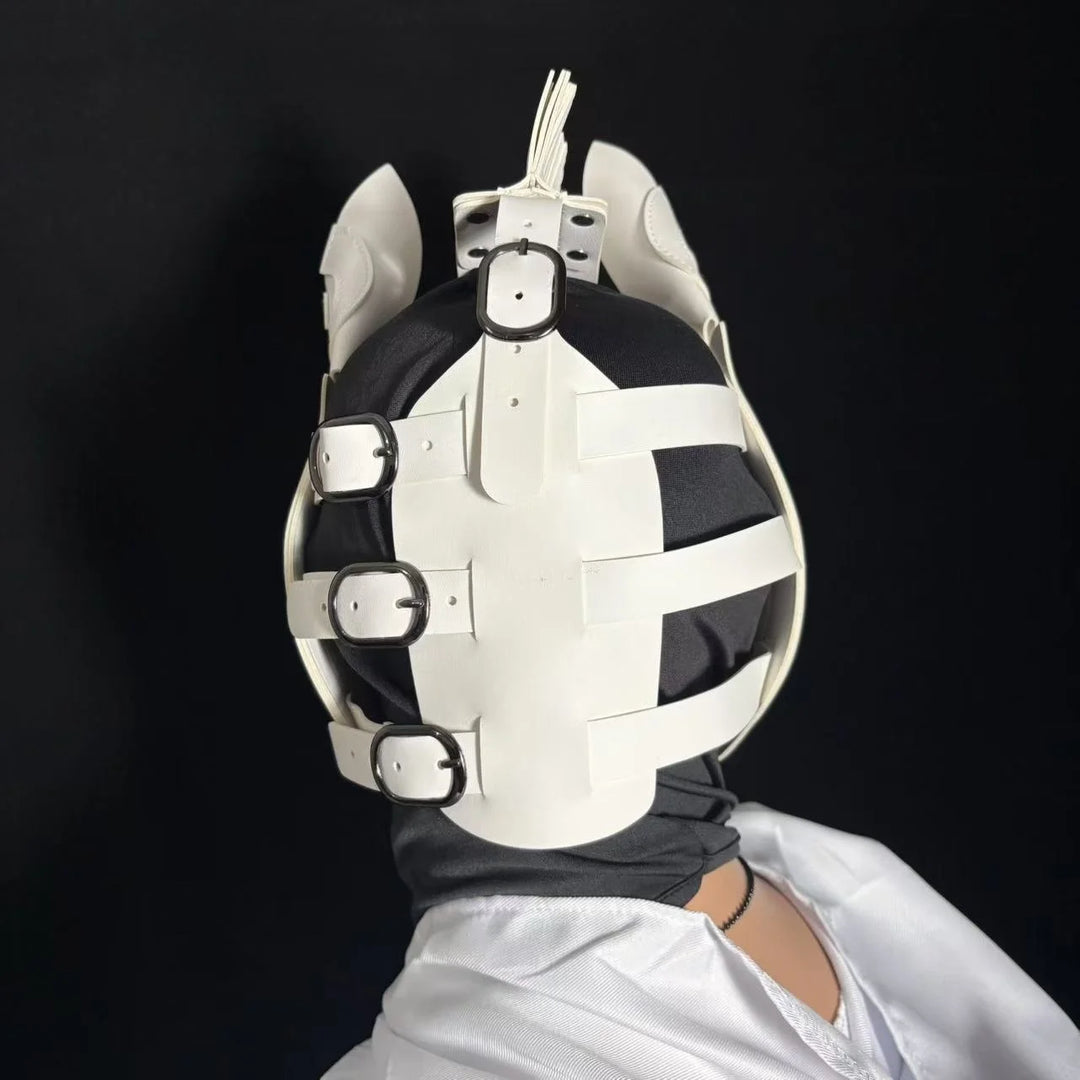 Full-Face Steampunk Unicorn Mask tendance